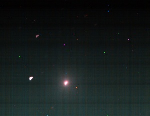 Yes it's got blur and streaks from the motion of the Telescope tracking.