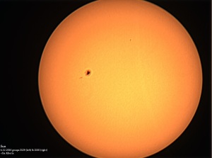 The Sun as near as a whole disk as I could get